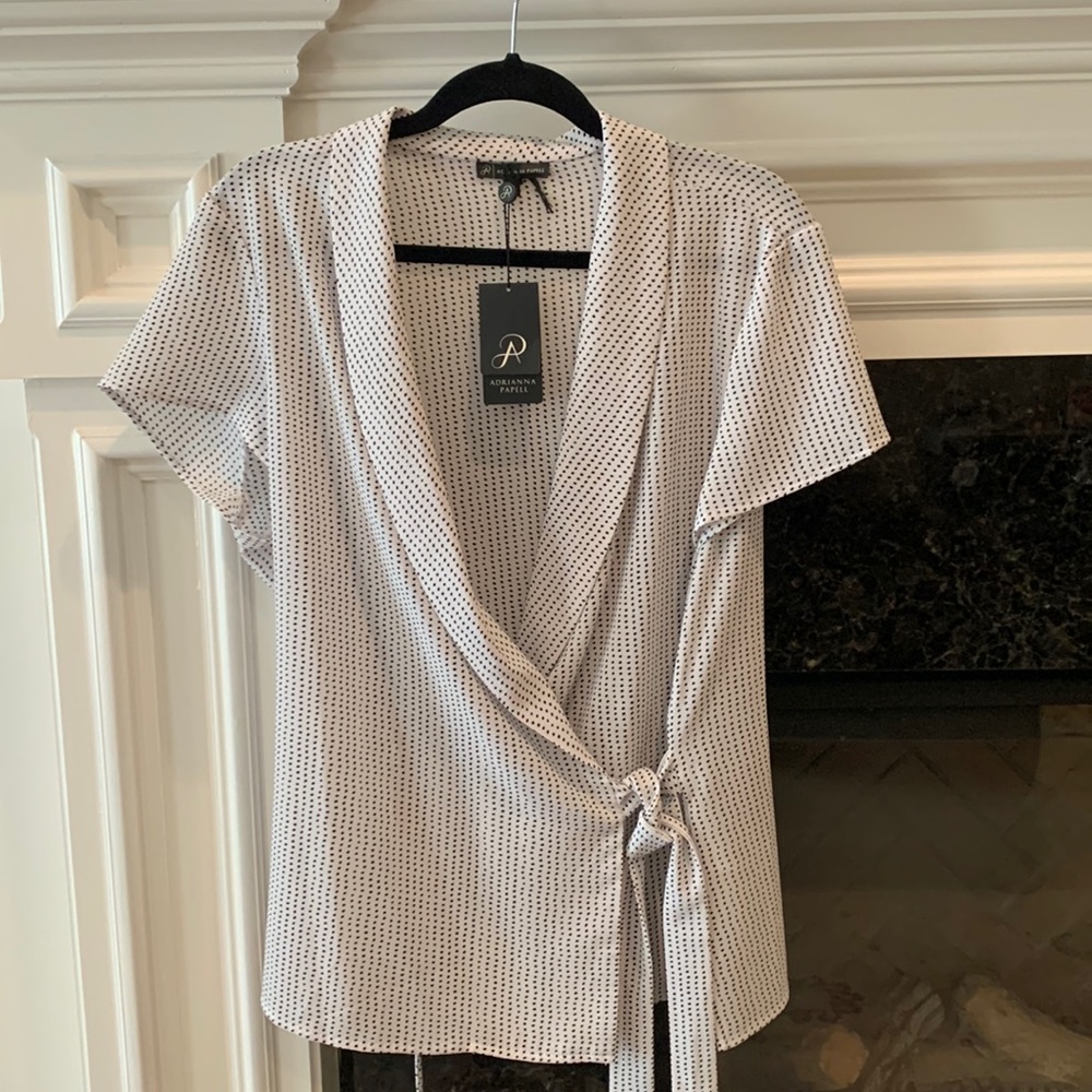 Adrianna Papell tie wrap top